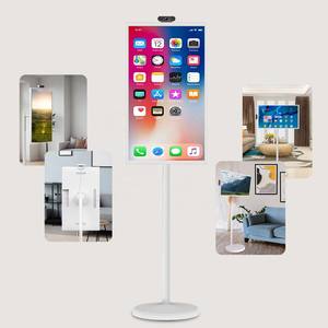 Fornitore verificato Stand <span class=keywords><strong>Tv</strong></span> per cucina interna Android 12 Televisor OFD <span class=keywords><strong>Tv</strong></span> portatile con batteria bianca <span class=keywords><strong>Smart</strong></span> <span class=keywords><strong>Tv</strong></span> su ruote - Product Image 1