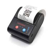 Imprimante thermique miniature 58 mm, interface USB BT, impression portable, imprimante portable sans fil 2 pouces
