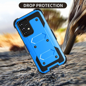 Funda de teléfono móvil <span class=keywords><strong>3</strong></span> en 1 de doble capa, protector completo con Clip para cinturón, para <span class=keywords><strong>Samsung</strong></span> <span class=keywords><strong>Galaxy</strong></span> A53, A33, A13, A73, A42, A12, A52 - Product Image 4