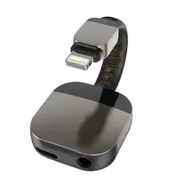 OEM 2 In 1 Lampu 3.5 Mm untuk Pengisian Daya Headphone Jack Adaptor Audio Kualitas Tinggi
