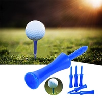 Tees de golf en plastique légers et écologiques en gros, supports de tees à logo personnalisé, accessoires de golf durables