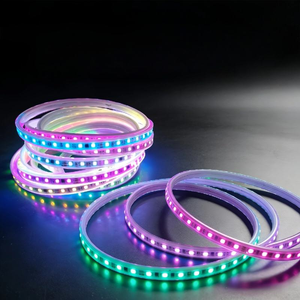 Tira de Luces LED RGB WS2815 de 220V IP68, 60 LED/m, Direccionables Individualmente, Efectos de Persecución Inteligentes, Iluminación Ambiental para Exteriores y Paisajes - Product Image 5