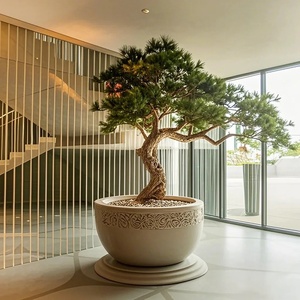 Tùy chỉnh trong nhà cảnh quan ngoài trời dự án thân cây lớn cây nhân tạo cây thông già, cây liễu giả cây phong giả - Product Image 5