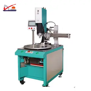 rotary table ultrasonic plastic welding machine with automatic device 15khz 20khz