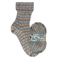Kit de Matériel de Tricot Opal Starting Socks – Fil Acrylique Mélangé Importé, Teint par Segments, Grosueur Moyenne
