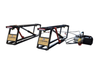 Pour L750E Certifié CE 3500 kg Cric hydraulique électrique mobile à profil bas à double cylindre à ciseaux portable pour voiture