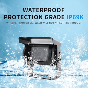 Màn hình xe <span class=keywords><strong>4</strong></span> kênh DVR AHD 1080p Camera lùi xe buýt xe tải hỗ trợ lái xe kỹ thuật số màn hình chia màn hình <span class=keywords><strong>7</strong></span> inch TFT - Product Image 5