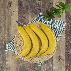Vente en gros usine de bananes et fruits en résine, aliments artificiels en plastique simulés pour mariages, fabriqués en Chine - Product Image 3