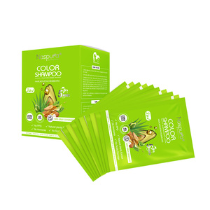 Shampoo Colorante per Capelli, Baffi e Barba, Senza PPD e Ammoniaca, Copertura 100% dei Capelli Grigi, <span class=keywords><strong>Colore</strong></span> Marrone Scuro Naturale, Tintura Rapida - Product Image 2