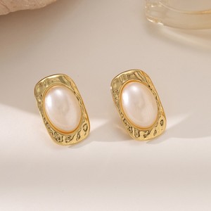 ต่างหูแบบติดหู EH359 รูปทรงโบว์ ทำจากสแตนเลสสำหรับผู้หญิง - Product Image 6