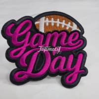 Écussons brodés personnalisés pour le jour du match Écussons de couture avec logo personnalisé pour vêtements