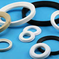 Joint de valve en PTFE de qualité supérieure, personnalisé, vierge, résistant aux produits chimiques, haute température, anti-usure, robuste, pour usage industriel, anneau de siège en PTFE