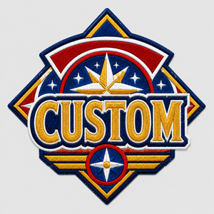Certified Factory Custom Irregular Shape Letter Logo Die Cut Embroidery Patch Custom Embroidered Patch Iron On Clothing - Product Image 1