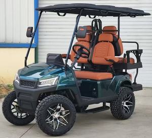 Voiturette de golf électrique pour 4 personnes de haute qualité 2 + 2 Garden Dune Design Hotel Supplier Buggy électrique Vente de Chine Fabrication - Product Image 4