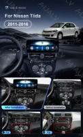 Para Nissan Tiida 2011-2016 de 12.3 pulgadas, reproductor estéreo Android con Carplay, arnés estéreo para Nissan al por mayor, pantalla de fábrica AIJALV con GPS para auto