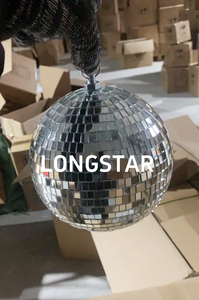 도매 파손 방지 실버 디스코 볼 2-100cm 무대 장식 맞춤 파티 선물 미러볼 조명 - Product Image 4