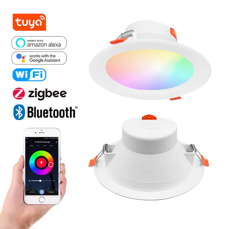 VACE Remote Control Cct Tunable Zigbee Tuya Smart Bluetooth Wifi Dimming Recessed Ceiling Led Down Lights Downlights