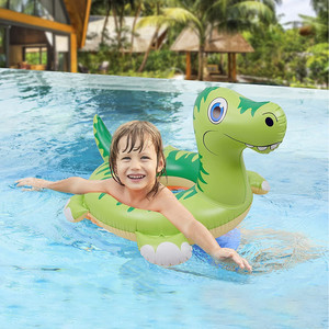 Inflatable Dinosaur Swim Ring 80Cm For Children Outdoor Pool Float PVC Novelty Shape - Product Image 1