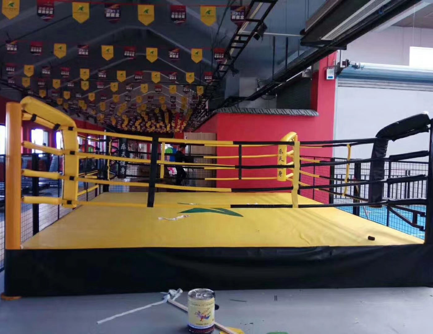 Квадратное напольное кольцо для тайского бокса, боевые искусства, боксерские кольца для чемпионов