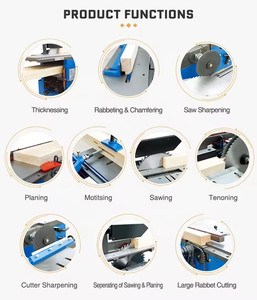 Điện planer chế biến gỗ Bảng planer chế biến gỗ Bảng Saw điện planer Max. Planning chiều rộng 400mm - Product Image 2