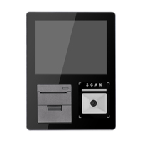 Verificador de Precios de Productos LICON de 8.1 Pulgadas con Windows USB 4:3, Nuevo Escáner de Códigos de Barras 1D/2D con Impresora de 58 mm