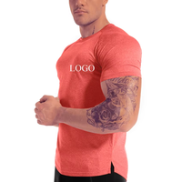 Nouveau produit personnalisé bonne qualité 100% polyester course à pied vêtements de sport Fitness hommes t-shirt