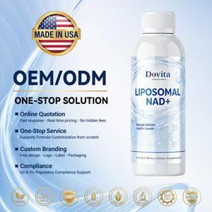 Suplemento Líquido Oral Liposomal NAD+ de Marca Privada OEM, 1000mg, Alta Absorción, Antienvejecimiento, Bebida Energética Celular, Vitalidad - Product Image 1