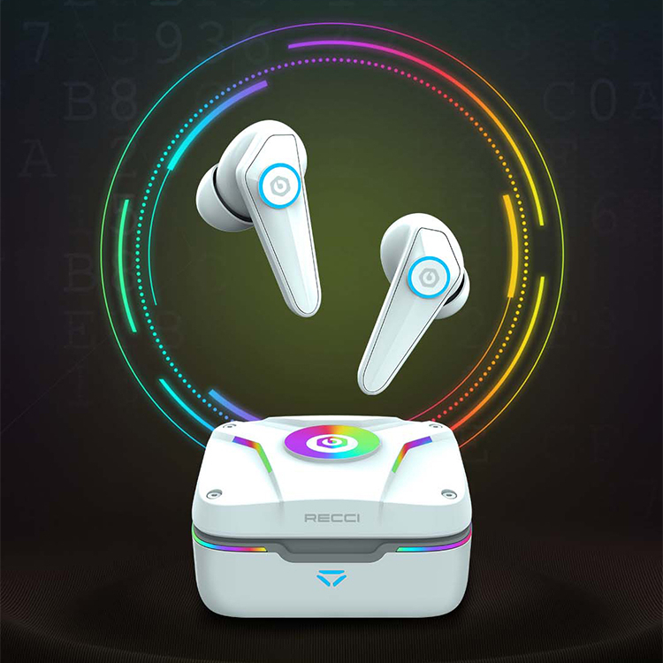 Лидер продаж на Amazon, беспроводные Игровые наушники и наушники ANC ENC с активным шумоподавлением и эффектом RGB