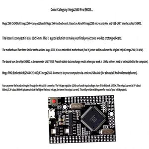 เมก้า2560 โปร สำหรับ ATmega2560-16AU USB CH340G บอร์ดพัฒนาอิเล็กทรอนิกส์อัจฉริยะ MEGA256 - Product Image 6