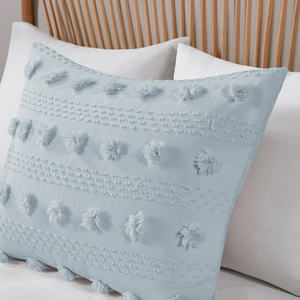 Juego de edredón de Jacquard DB Clip 7 piezas King/8 piezas Cal King tejido Technics bordado algodón sólido para el hogar boda PVC para hoteles - Product Image 4