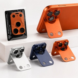 Supporto per Fotocamera Nascosta L001 con Regolazione Multi-Angolo per iPhone 18 17 Pro Max, Protezione in Lega di Alluminio con Kickstand e Pellicola per Lenti - Product Image 1