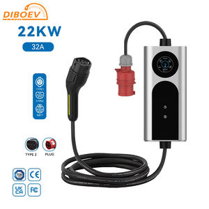 <span class=keywords><strong>Chargeur</strong></span> portable DIBOEV Type 2 22kw 11kw 7kw 3.5KW 32a 16a Mobile AC Home Ev Station de charge portable avec APP WIFI - Product Image 1
