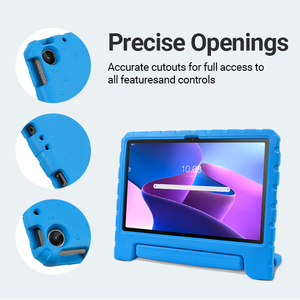 Étui pour tablette HGD pour enfants pour <span class=keywords><strong>Lenovo</strong></span> <span class=keywords><strong>Tab</strong></span> <span class=keywords><strong>M10</strong></span> <span class=keywords><strong>Plus</strong></span> 10.6 pouces, protection antichoc antichoc écologique contre les chutes, non toxique - Product Image 3