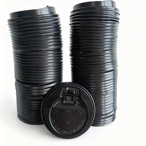 Gobelet à thé jetable personnalisable durable de 8 oz, à paroi simple, bon marché, pour boissons chaudes, gobelet à café en papier avec couvercles en plastique - Product Image 5