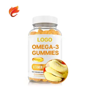 自有品牌欧米茄3 6 9 DHA鱼油软糖支持儿童大脑联合免疫维生素欧米茄3软糖