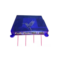 Crazy Wild TICKGEM Original, Máquina Tragamonedas Roja, Material PVC, Pantalla Doble, Multijuego, PCB de Juego de Frutas con 2/10 Botones, Reproducción Automática, Inglés
