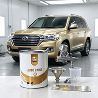 Apprêt automobile 1K Crystal Yellow Pearl, haute adhérence, antirouille, peinture de base pour réparation de carrosserie