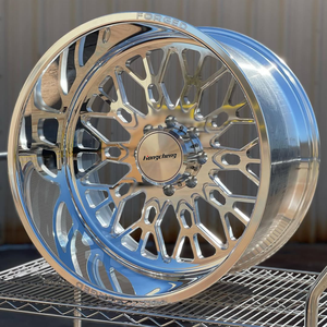 22x12 22x14 24x12 24x14 26x16 28x16 Tiefbett Geschmiedete Polierte LKW-Räder für Ford <span class=keywords><strong>Truck</strong></span> F-250 F-350 20 22 24 26 28 30 Zoll - Product Image 5