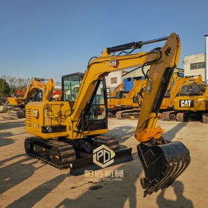 Original 5ton CAT305.5E2 Mini Escavadeira em Excelente Estado Usado Anfíbio Esteira Polegar Hidráulico Short Working Pump Venda