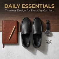 Chaussures de marche professionnelles pour hommes en cuir véritable grain litchi noir, légères et respirantes, avec logo personnalisé OEM