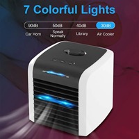 Nouveau ventilateur multifonctionnel à petite pulvérisation d'air froid Mini ventilateur de climatisation humidification et purification de la maison ventilateur étanche
