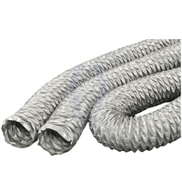 Tuyau de ventilation flexible en PVC résistant au feu, moulé, taille personnalisable, léger et durable pour l'évacuation des systèmes CVC