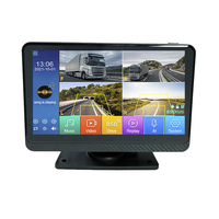 Caméra de recul AI Truck DVR Quad Split Monitor 360 View avec alarme BSD Kit de suivi humain automatique