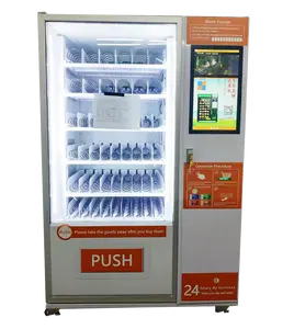 Máquina automática Expendedora de té y café, máquina expendedora de alimentos congelados, automática de leche y té