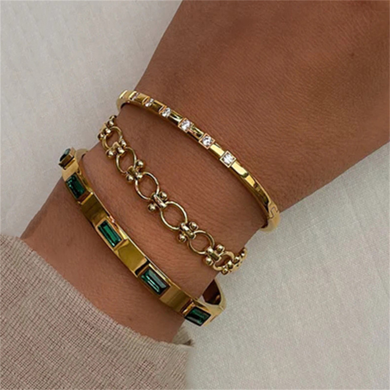 Luxury Crystal Stainless Steel 18K PVD