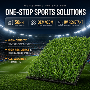 <span class=keywords><strong>Gazon</strong></span> <span class=keywords><strong>synthétique</strong></span> pour terrain de football en gros, 50 mm, monofilament PE PP, herbe artificielle pour stade extérieur, fabricant de terrains de sport - Product Image 1