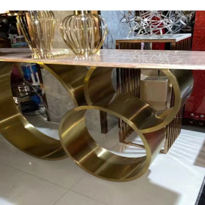 Thuis Metalen Marmeren Hal Entree Tafel <span class=keywords><strong>Console</strong></span> Hal Entry Luxe Moderne <span class=keywords><strong>Console</strong></span> - Product Image 2