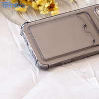 Coques de téléphone portable souples en TPU HEYBINGO avec carte enfichable pour iPhone 13 14 15 PRO MAX