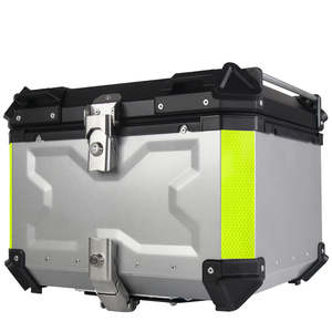 Coffre arrière de <span class=keywords><strong>Moto</strong></span> boîte de rangement de bagages de <span class=keywords><strong>Moto</strong></span> boîte de queue étanche coffre de <span class=keywords><strong>Moto</strong></span> boîte à outils en <span class=keywords><strong>aluminium</strong></span> 45L/55L/65L/80L/100L - Product Image 4