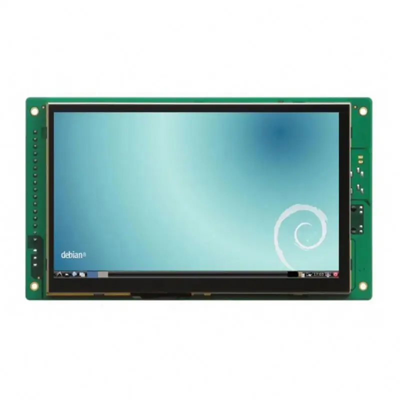 Fast delivery Linux/ Debian industrial mini pc capacitive touchscreen 7 INCH industrial embedded pc